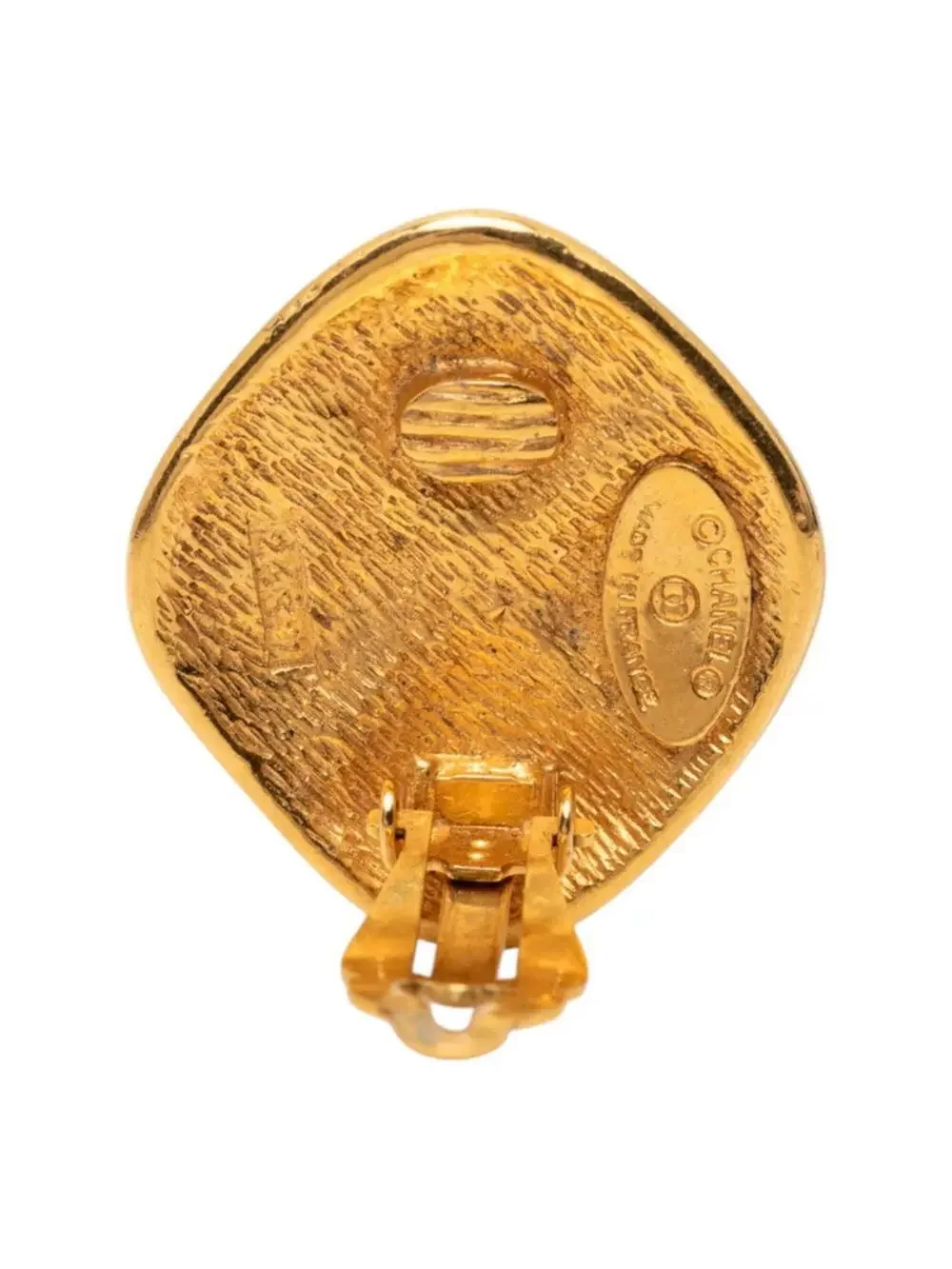 Chanel Clip-On Earrings Gold- #287788C51B
